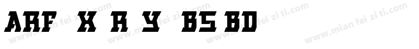 ARFangXinRunYuanB5 BD字体转换